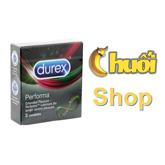 Bao cao su KÉO DÀI CUỘC YÊU Durex Performa - 3 cái