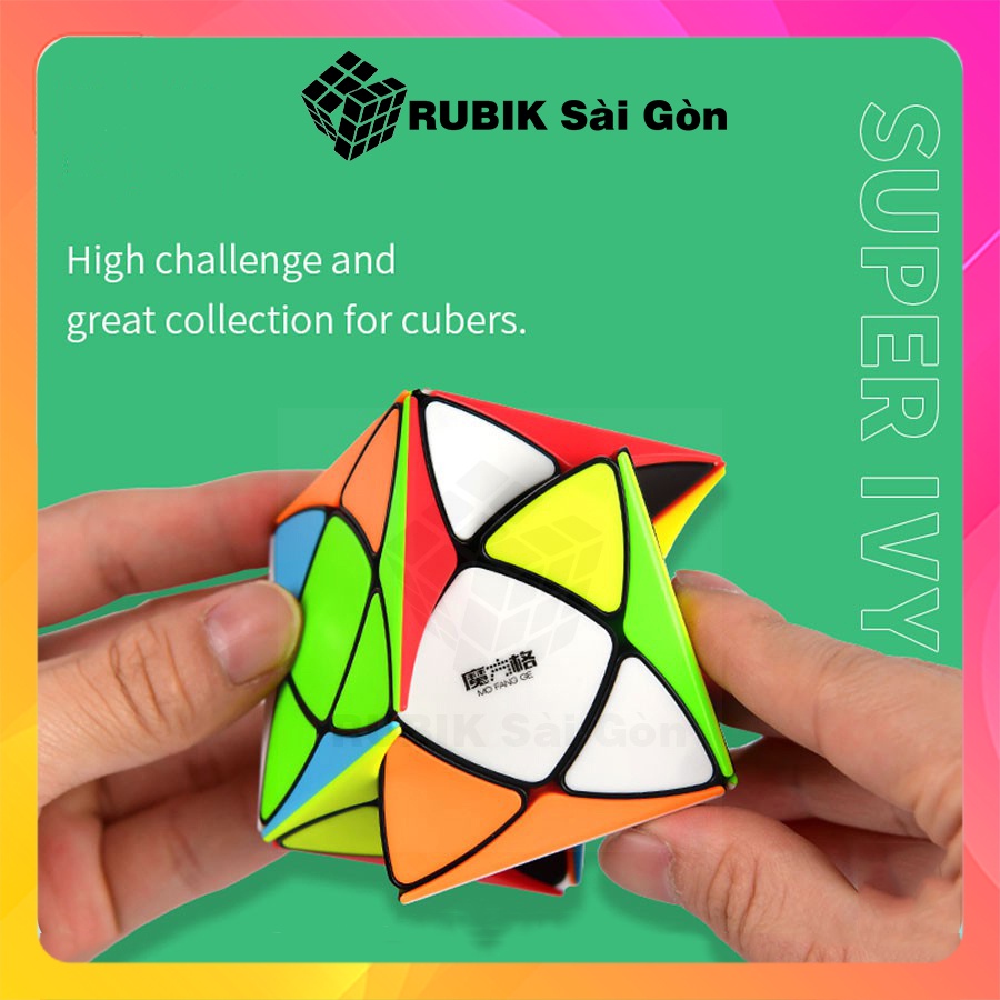 Rubik Biến Thể Super Ivy Nâng Cấp Stickerless Rubic Qiyi Sáng Tạo Đẹp Xoay Trơn Tốc Độ Giá Tốt Nhất