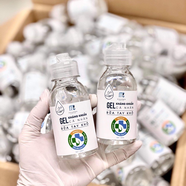 Gel Rửa tay Kháng khuẩn cá nhân 60ml MC Pharma - Dung dịch Sát khuẩn Gel rửa tay khô MC Pharma | BigBuy360 - bigbuy360.vn
