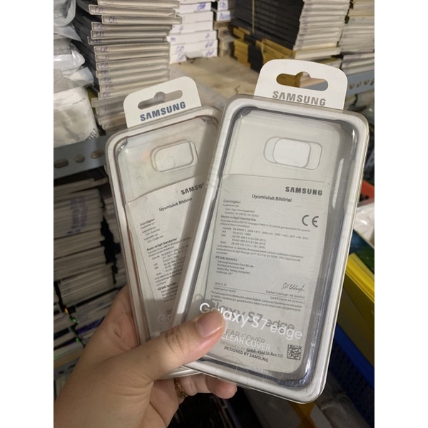 Ốp lưng hãng clear cover samsung galaxy s7 edge