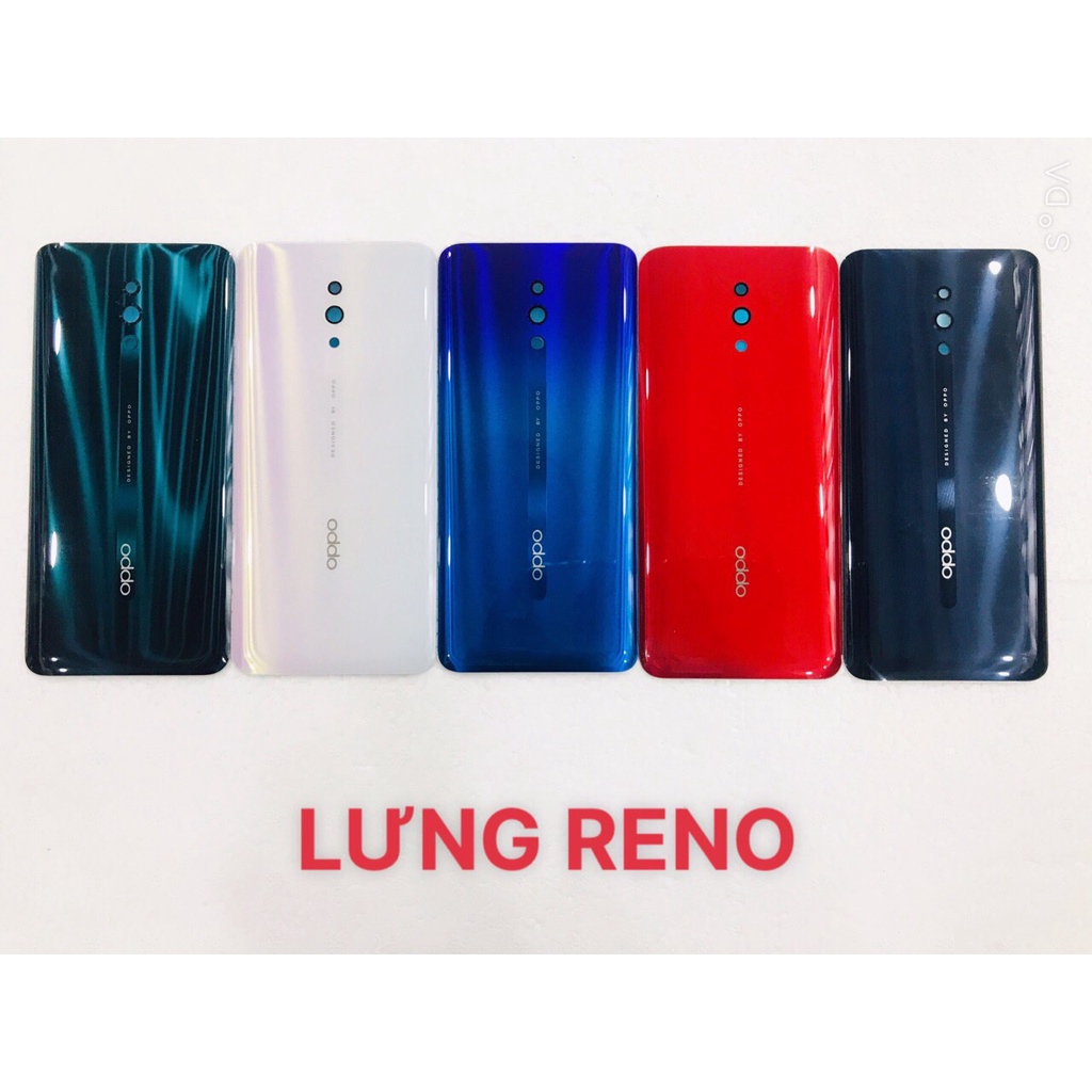 Lưng vỏ oppo reno, nắp lưng, lưng kính, vỏ oppo PCAM00, PCAT00, CPH1917 - GIÁ SỈ - RẺ