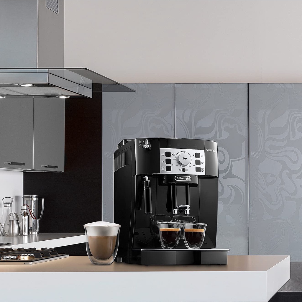 Máy pha cafe Delonghi Magnifica S Ecam 22110B, tạo bọt sữa capuchino [Hàng nhập khẩu Đức]