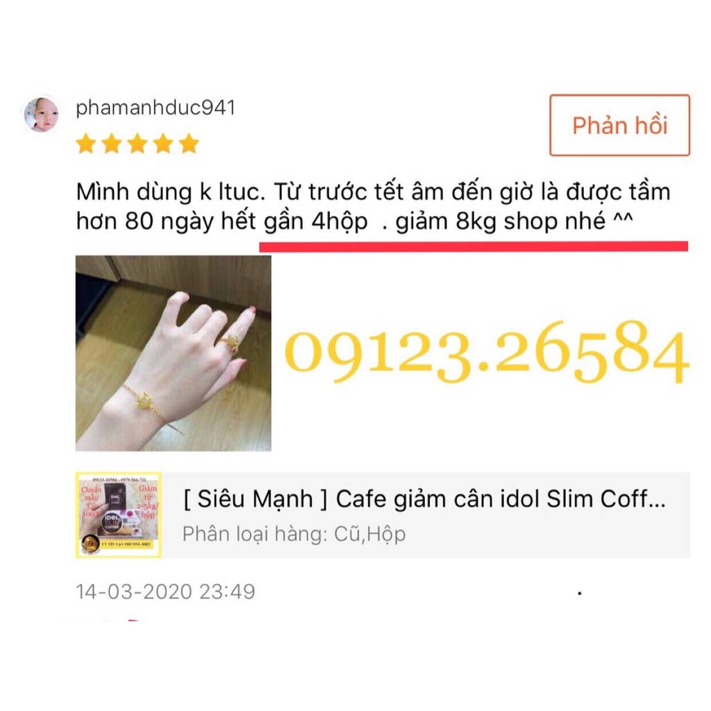 [ combo 2 hộp mẫu Cũ  ] cafe idol slim ,idol slim ,Mẫu Cũ S.Mạnh-Giảm C,Â,N Hiệu quả | BigBuy360 - bigbuy360.vn