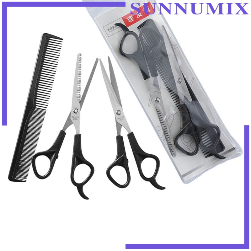 Kéo Cắt Tóc Kèm Lược Chuyên Dụng Cho Salon Làm Tóc