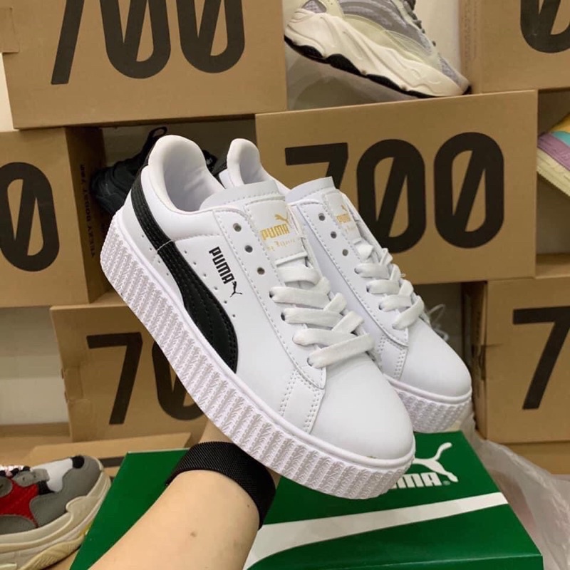 ❌🎁 Giày Thể Thao 𝐏𝐮𝐦𝐚, 𝐏𝐮𝐦𝐚 Kẻ Đen Bản Đế Sần Đẹp