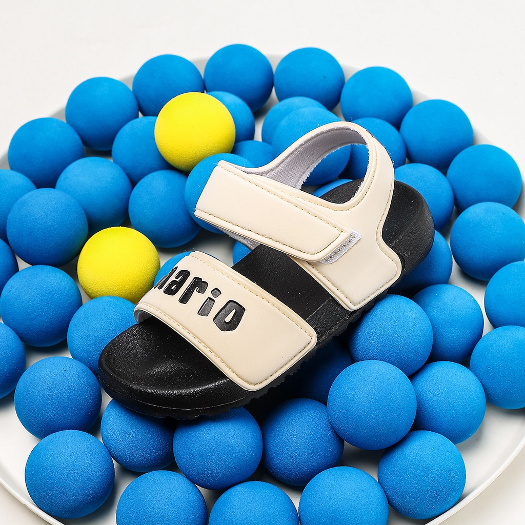 Giày sandal CHEERFUL MARIO đế mềm phong cách Hàn Quốc thời trang đi biển mùa hè dành cho cả bé trai và bé gái