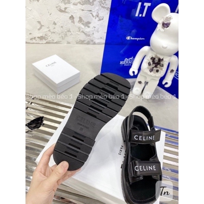 Sandal thể thao cl quai dán ngang đế cao fullbox