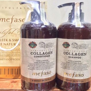 Bộ dầu gội xả Collagen Argan Mefaso – Ý