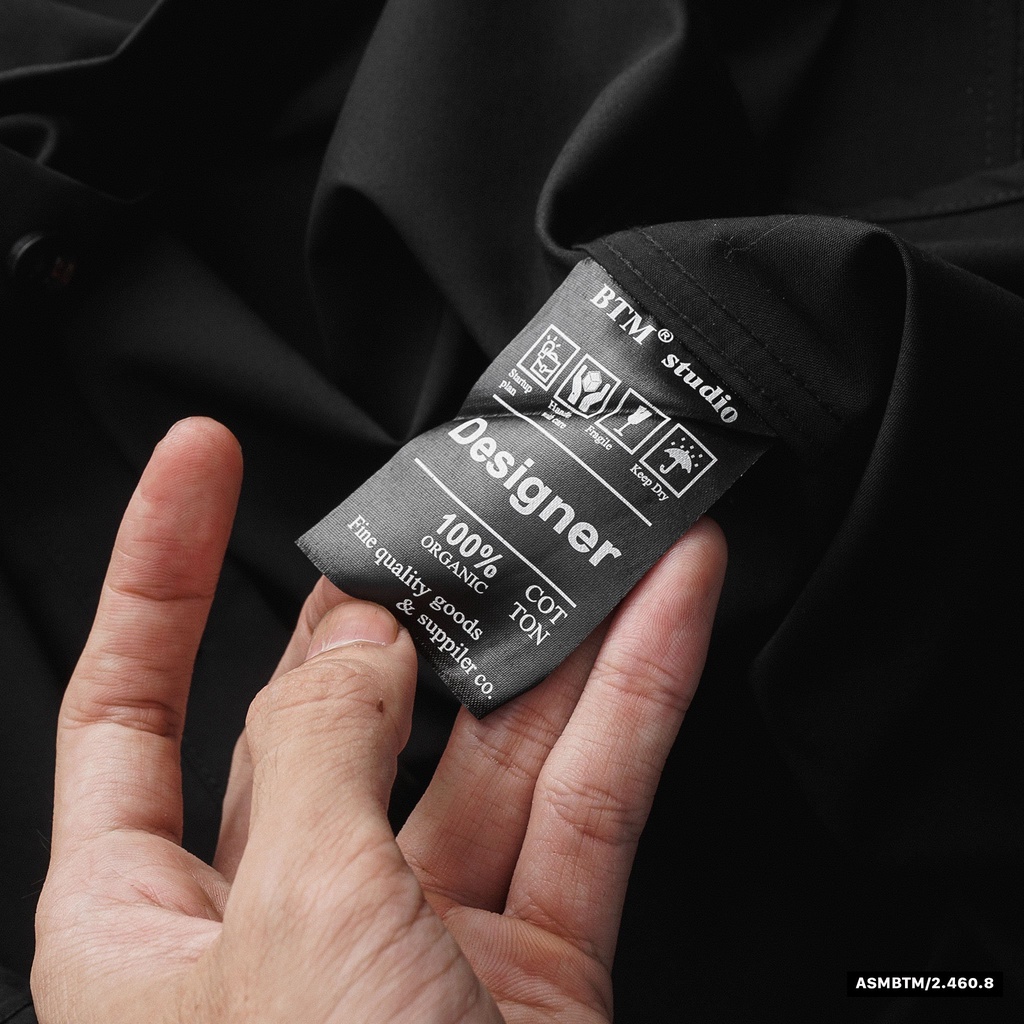 Áo sơ mi nam dài tay trẻ trung với chất liệu kate mịn mát, form slim fit 8773