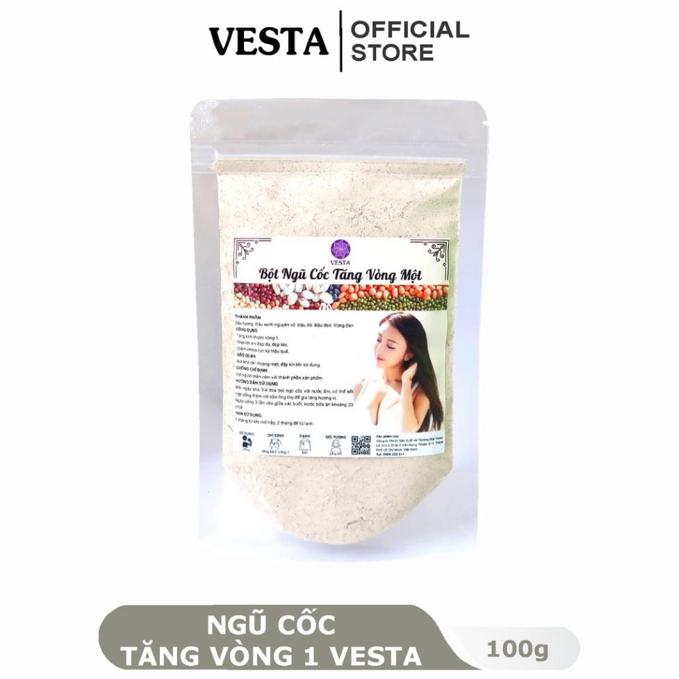 HTT4 Bột Ngũ Cốc Tăng Vòng 1 Vesta 100g