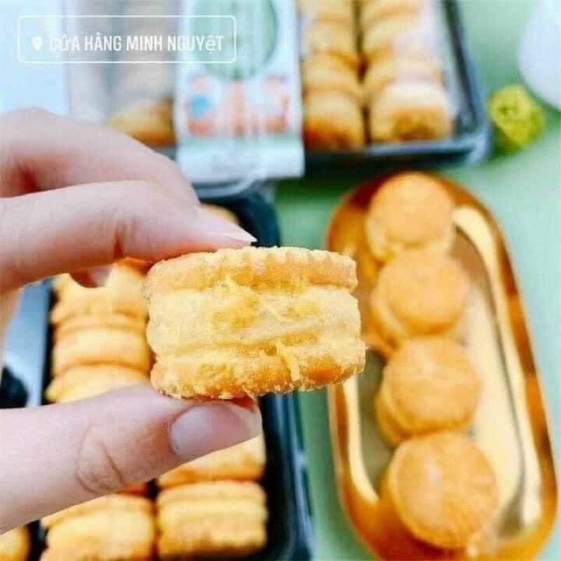 BÁNH HẠT DẺ MẬT ONG ĐẬU XANH HỘP LỚN 500gr