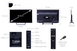Tivi Sony smart 40W660E