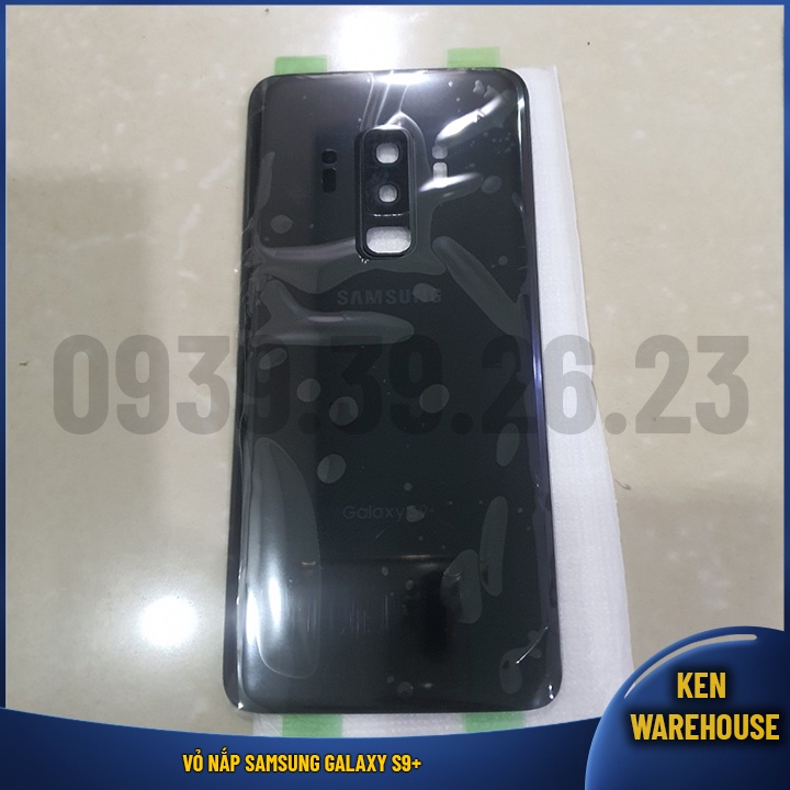 Vỏ nắp lưng điện thoại SAMSUNG Galaxy S9+ S9 Plus có kính camera và sẵn keo hàng linh kiện - KEN warehouse