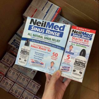 Bình rửa mũi NeilMed kèm muối