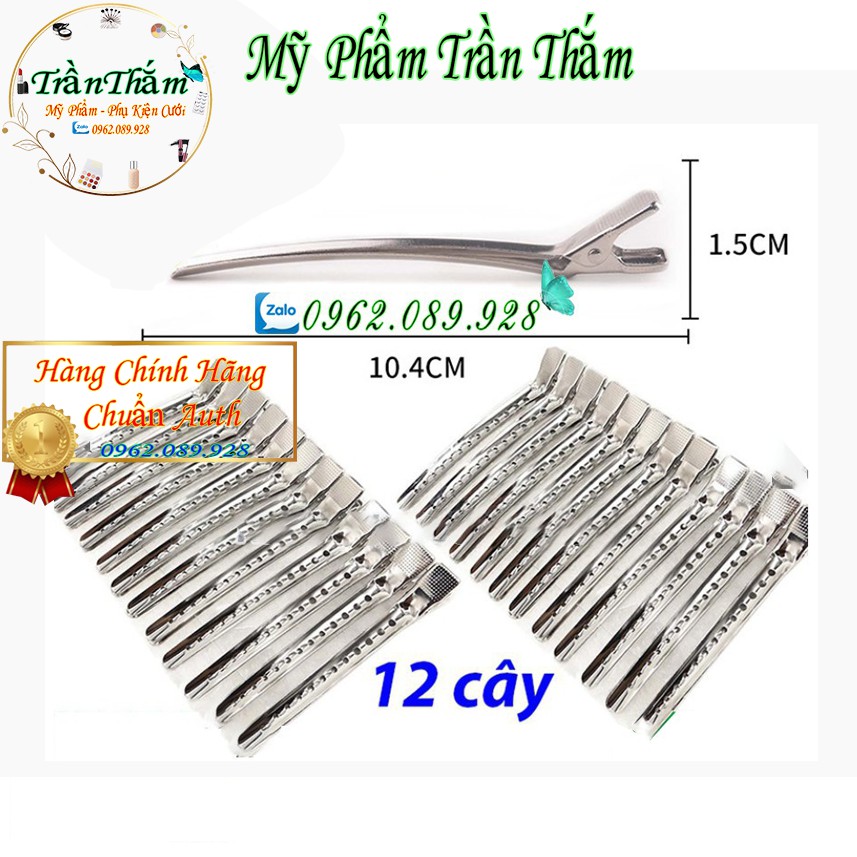 Kẹp Sóng Nước 12 Cái Chuyên Dụng Tạo Kiểu Tóc ⭐ CÓ VIDEO HÀNG THẬT DO SHOP TỰ QUAY ⭐