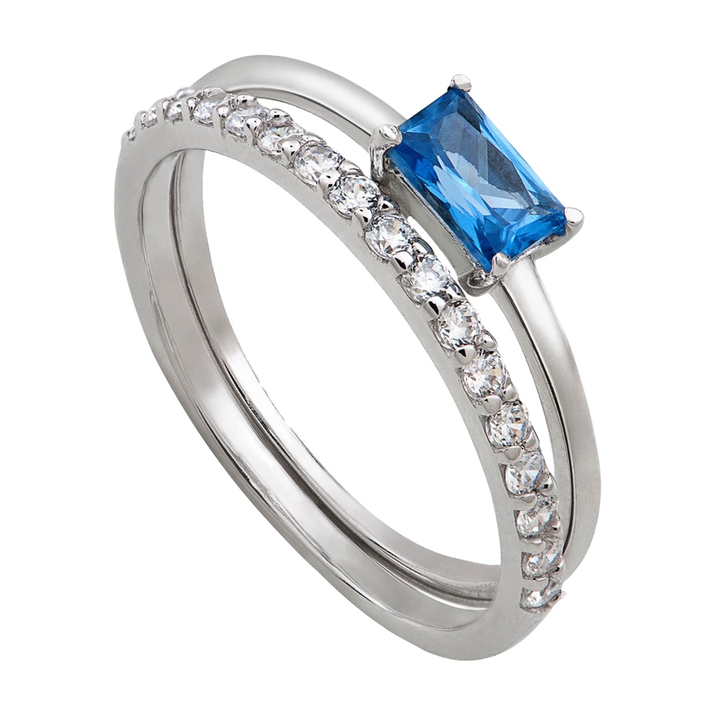 Nhẫn Bạc đính đá Sythentic PNJSilver ZTXMK000055