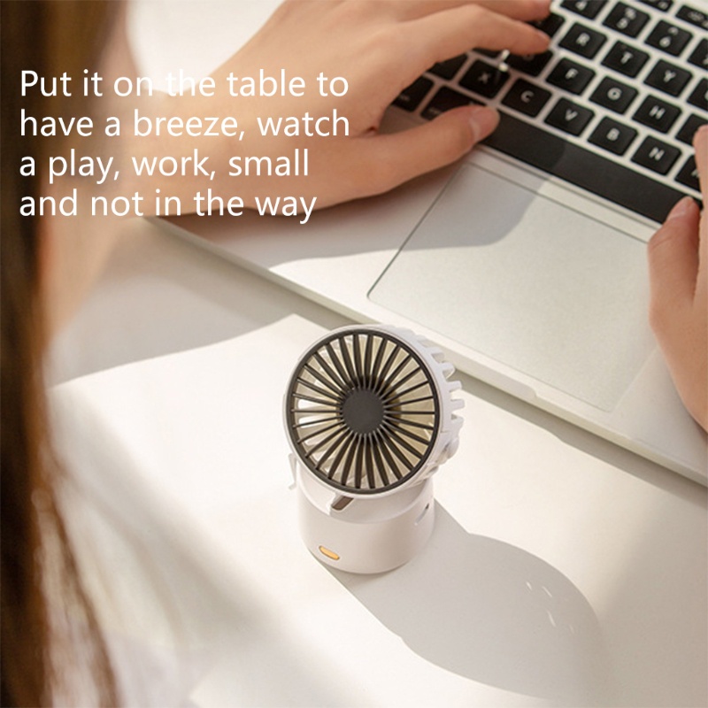 Quạt đeo cổ mini sạc USB 3 tốc độ tùy chỉnh tiện dụng cho gia đình/ văn phòng
