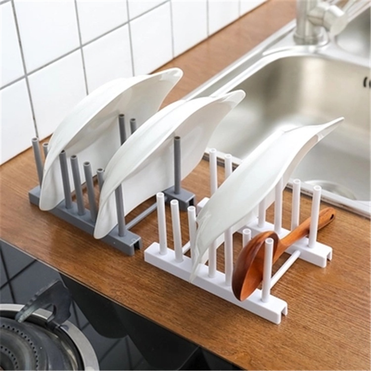 Giá Đỡ Nắp Nồi / Đĩa / Khay Đựng Thức Ăn Sắp Xếp Gọn Gàng Cho Nhà Bếp