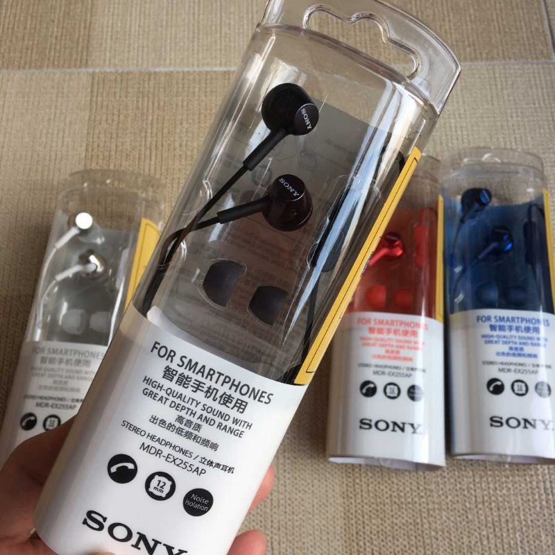 Tai nghe SONY MDR-EX255AP chính hãng Thái Lan mới 100% fullbox - MDR-EX255AP