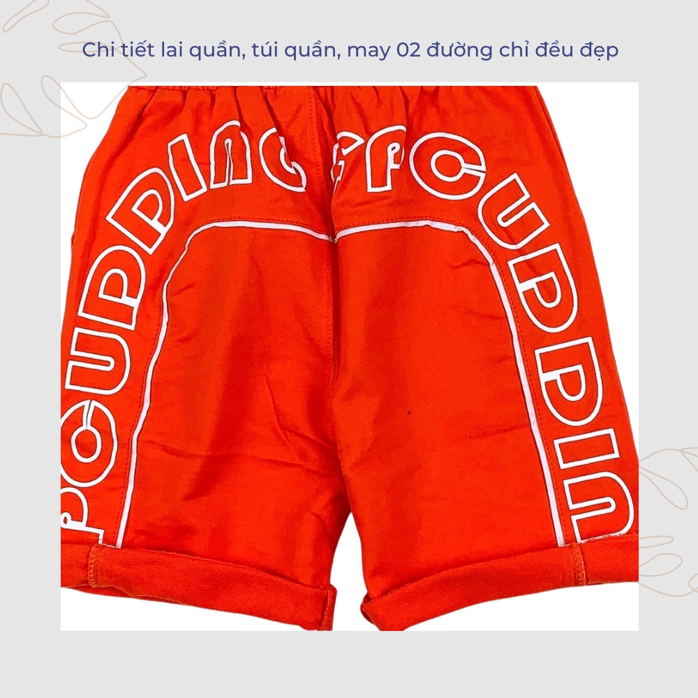 Quần short bé trai thun năng động thoải mái size đại - JJ Kids
