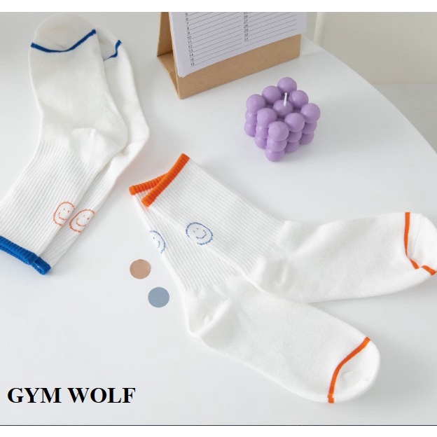 Vớ Mặt Cười cao cổ phong cách Hàn Quốc siêu dễ thương dành cho Nữ.