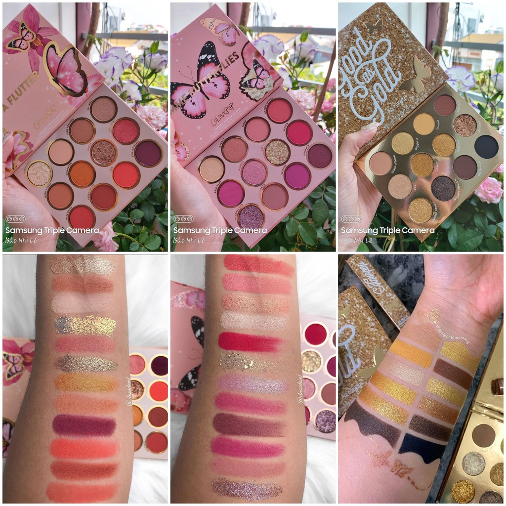 Bảng phấn mắt Colourpop × Butterfly