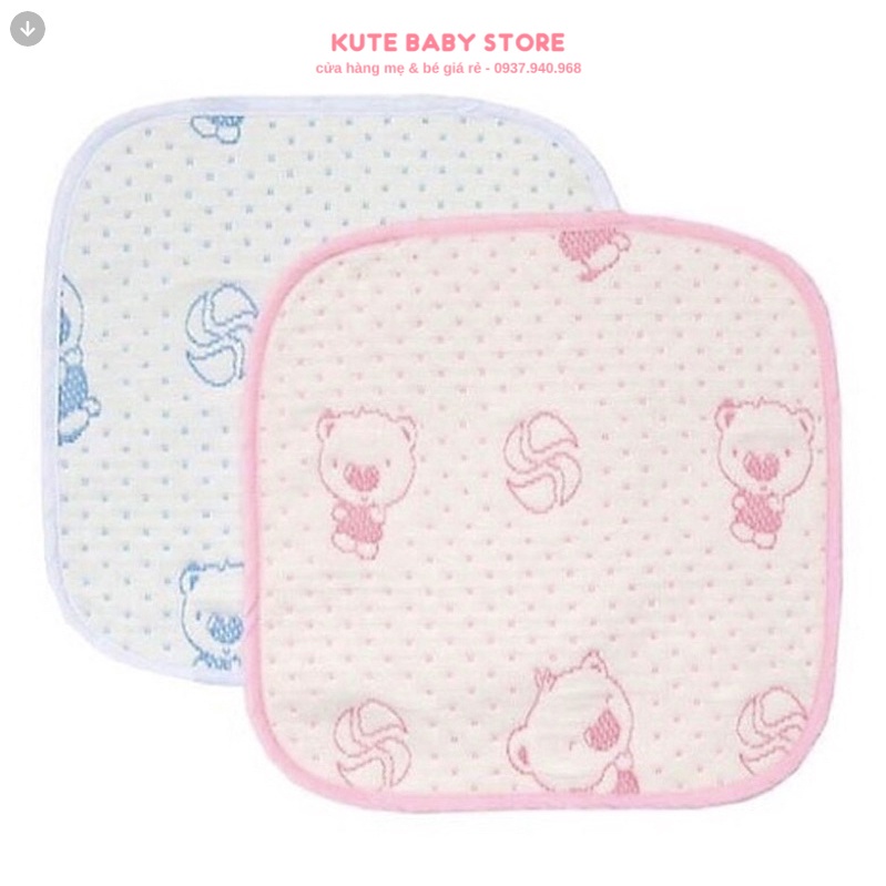 Tấm lót chống thấm 4 lớp 100% cotton 30x30cm