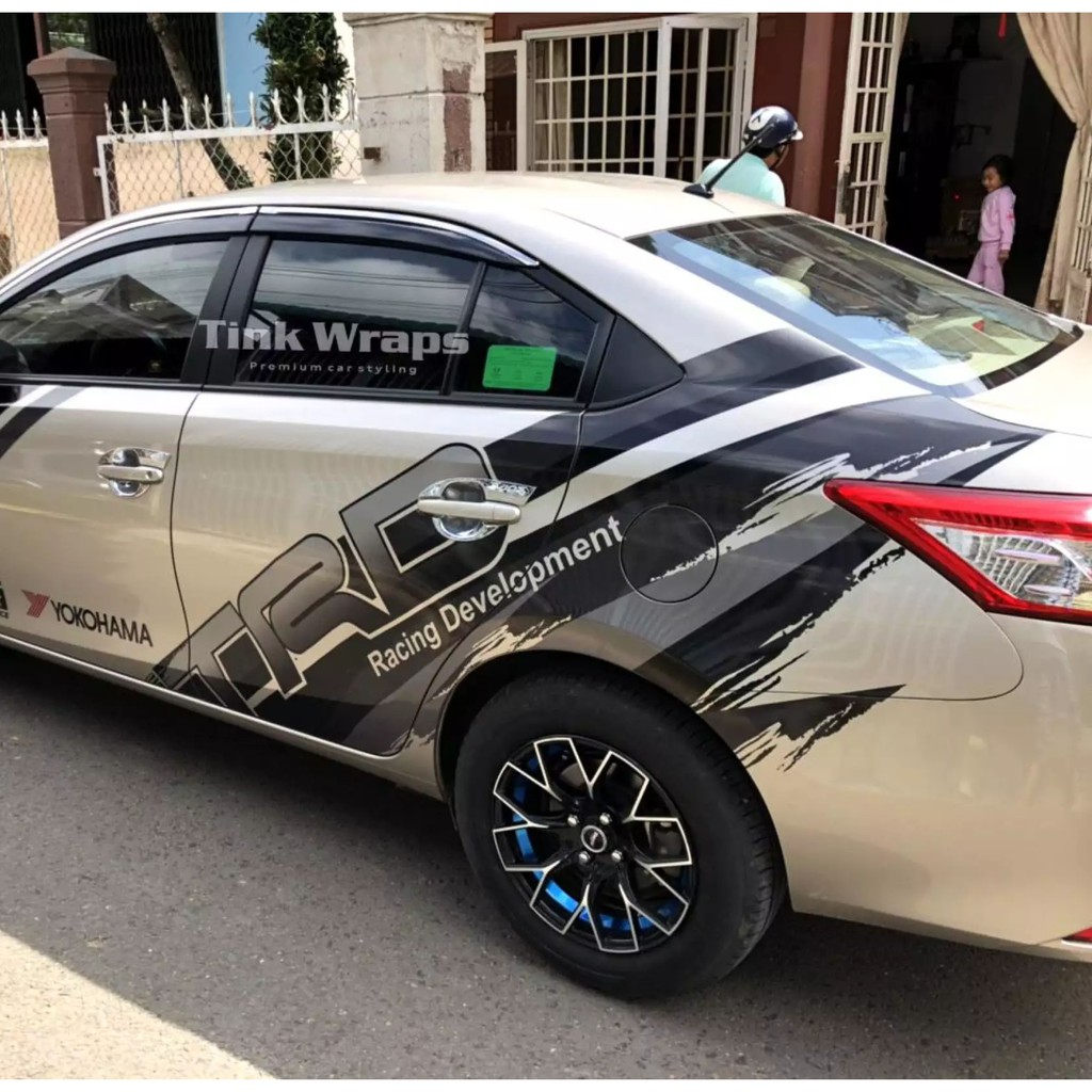 Decal xe Vios - Tem xe Vios TRD 89