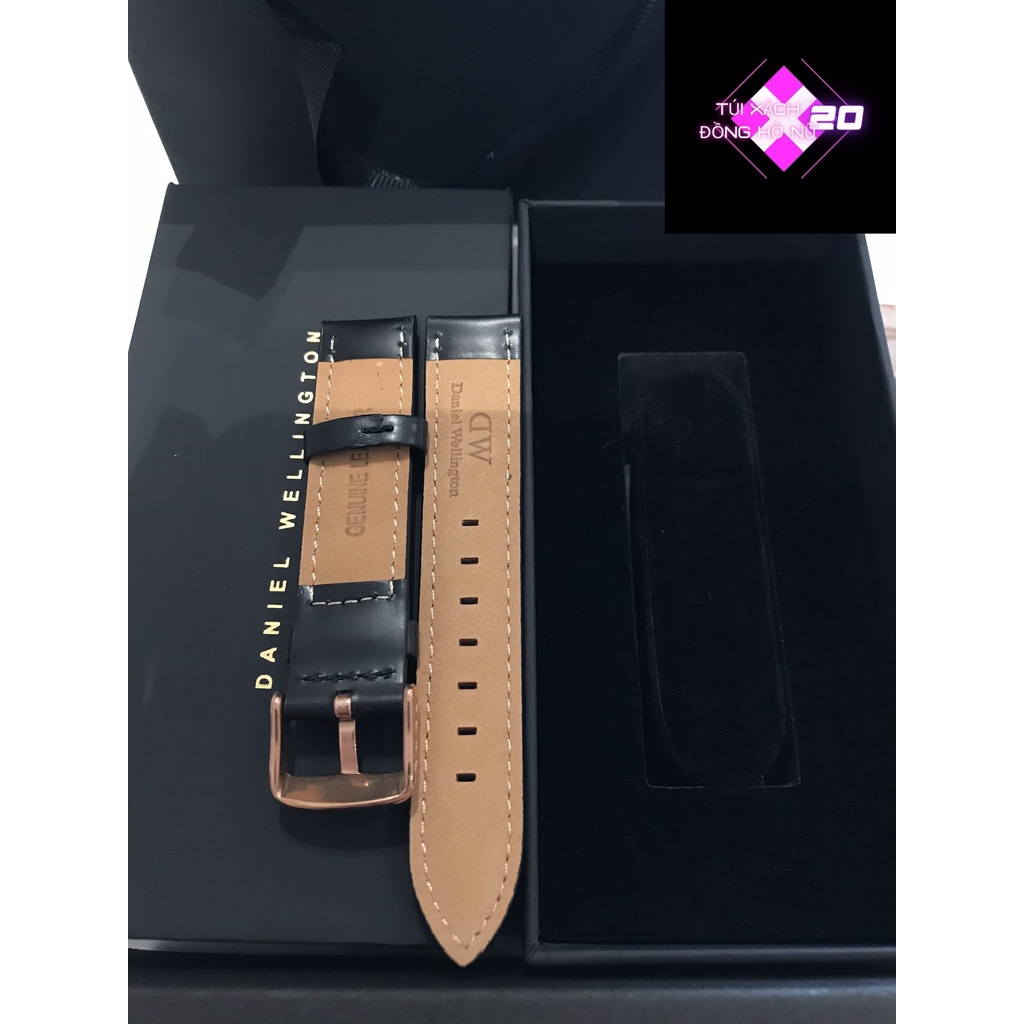 Dây Da Đồng Hồ DW Unisex Daniel Wellington Leather Strap 26mm-28mm-32mm-34mm-36mm-38mm-40mm