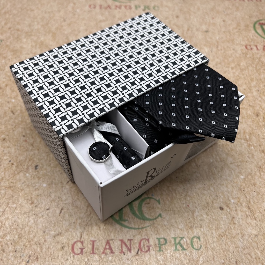 Cavat hộp bản 8cm ca0 cấp mẫu quà tặng cho nam