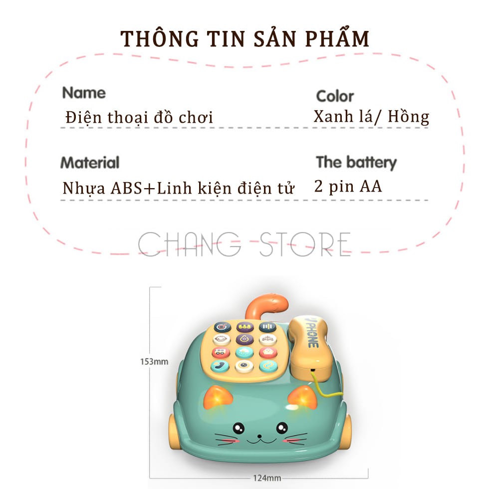 Điện Thoại Bàn Đồ Chơi Có Nhạc, Điện Thoại Ô Tô Đồ Chơi Cho Bé