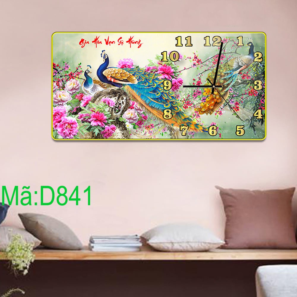 Tranh Đồng Hồ Tráng Gương.