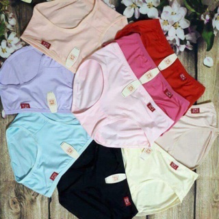 10 Quần lót trơn chất cotton