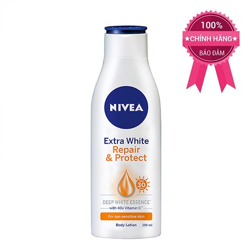 Sữa dưỡng thể săn da Nivea Instant White Spf 30 200ml