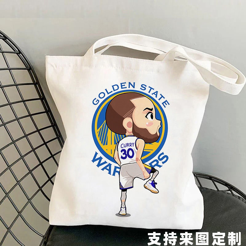 Nba Túi Đeo Vai Vải canvas Họa Tiết Stephen Curry Cá Tính