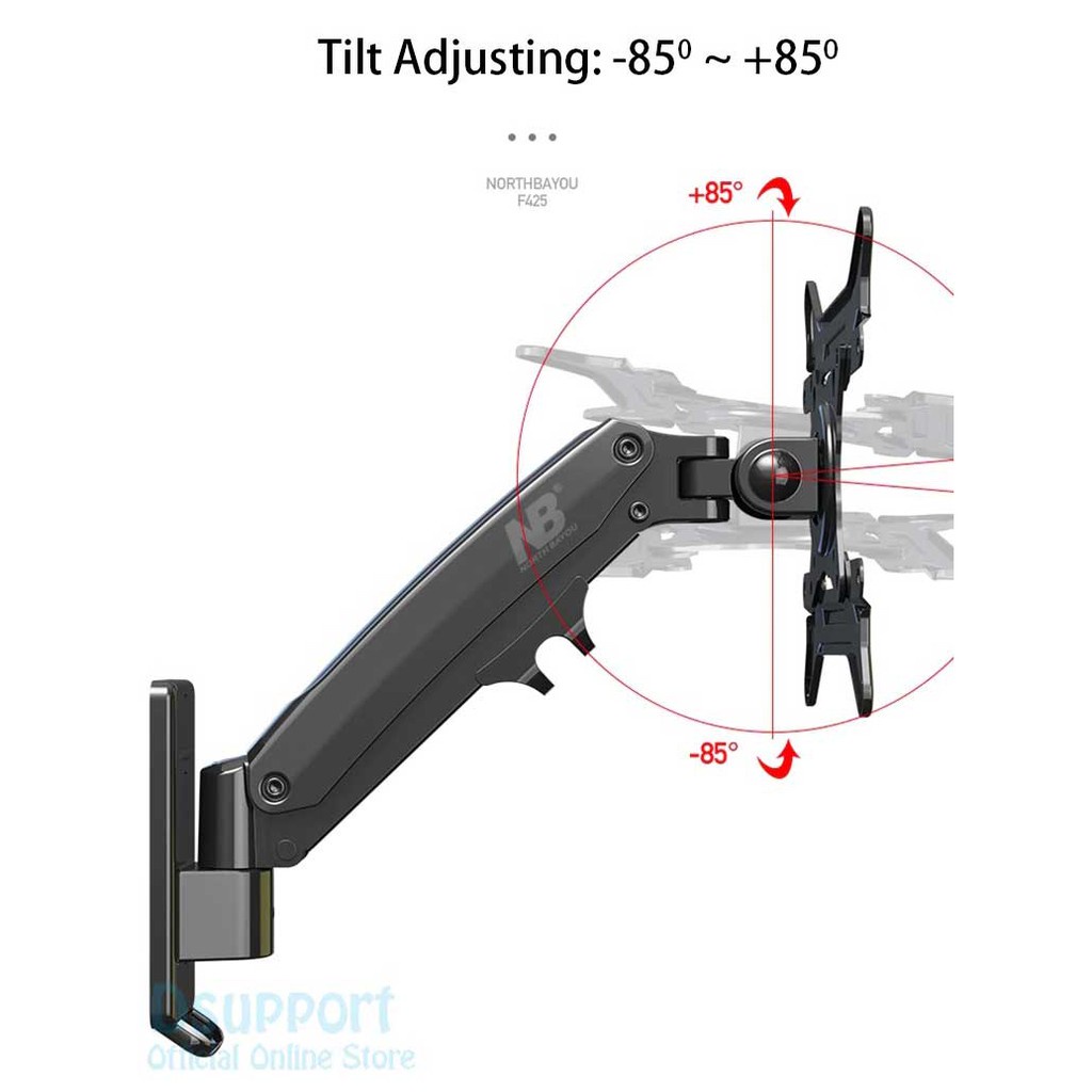 Giá Treo Tivi - Máy Tính NB - F425 [ Phù Hợp Màn Hình 17&quot; - 45&quot; ] - [ HÀNG CHÍNH HÃNG ]