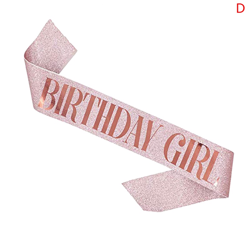 Dây Ruy Băng Satin In Chữ Happy Birthday Xinh Xắn