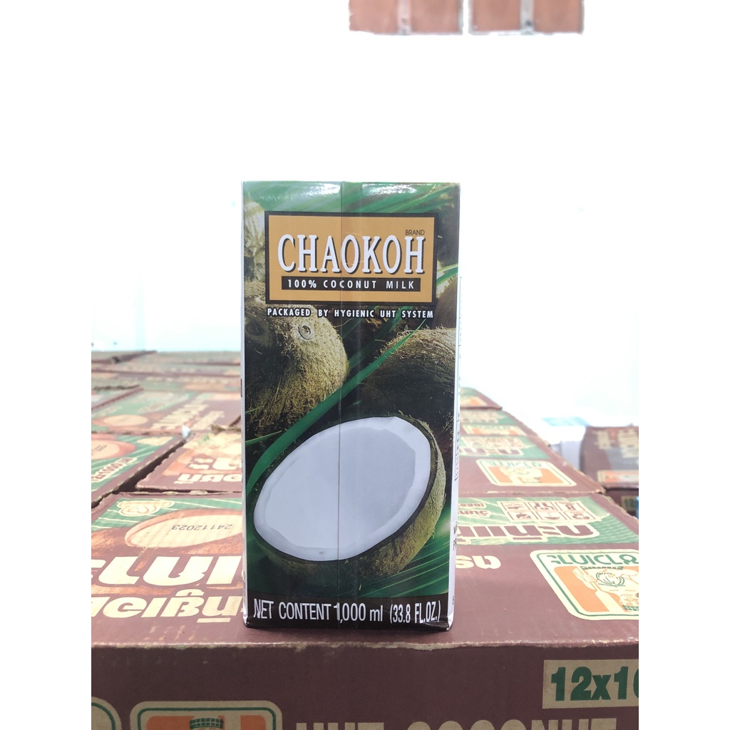 Nước Cốt Dừa Thái Lan CHAOKOH 1L - Nhập Khẩu Thái Lan