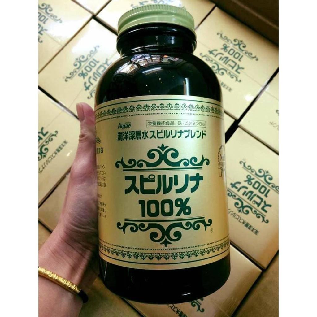 Tảo Xoắn Spirulina Nhật Bản Nhật Bản Hộp Vàng 2200 Viên - Giúp Tăng Sức Đề Kháng, Tốt Cho Cơ Thể - Wincy Mart