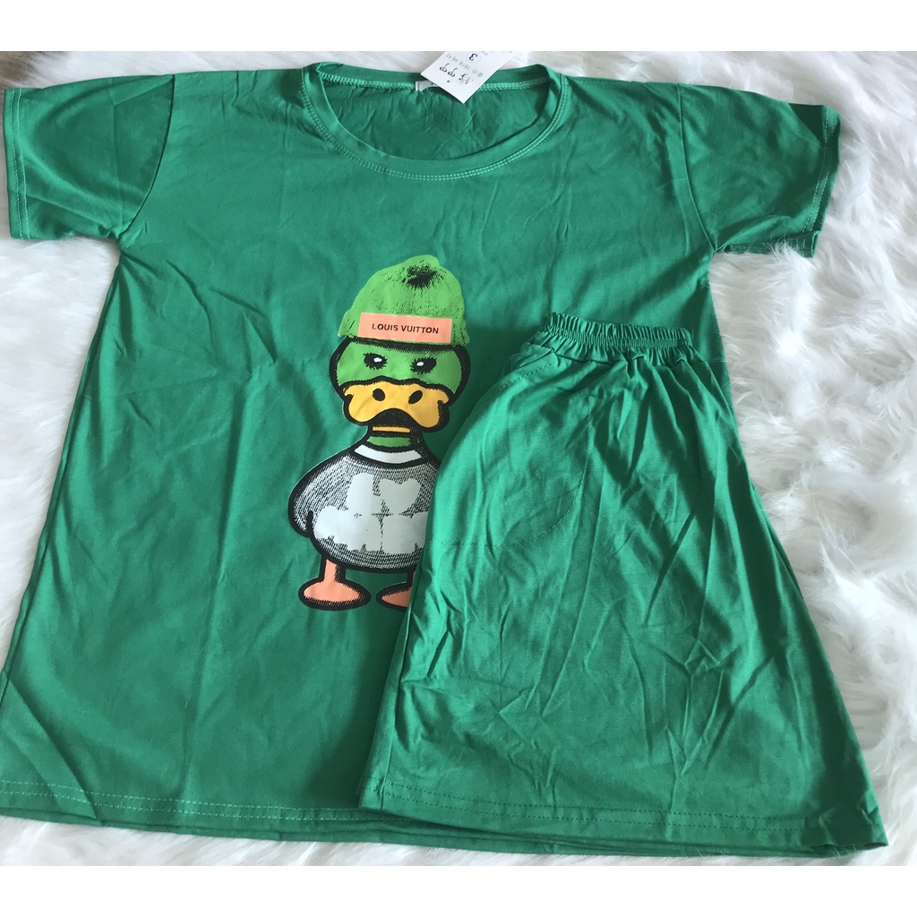 Bộ mặc nhà nữ mùa hè , đồ bộ bigsize chất cotton Gemmy House in hình Donal