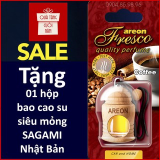 Tinh dầu thiên nhiên treo xe ô tô AREON hương cà phê – Fresco Coffee NHẬP KHẨU BULGARIA