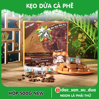 Kẹo dừa cà phê Cocofarm hộp 500g