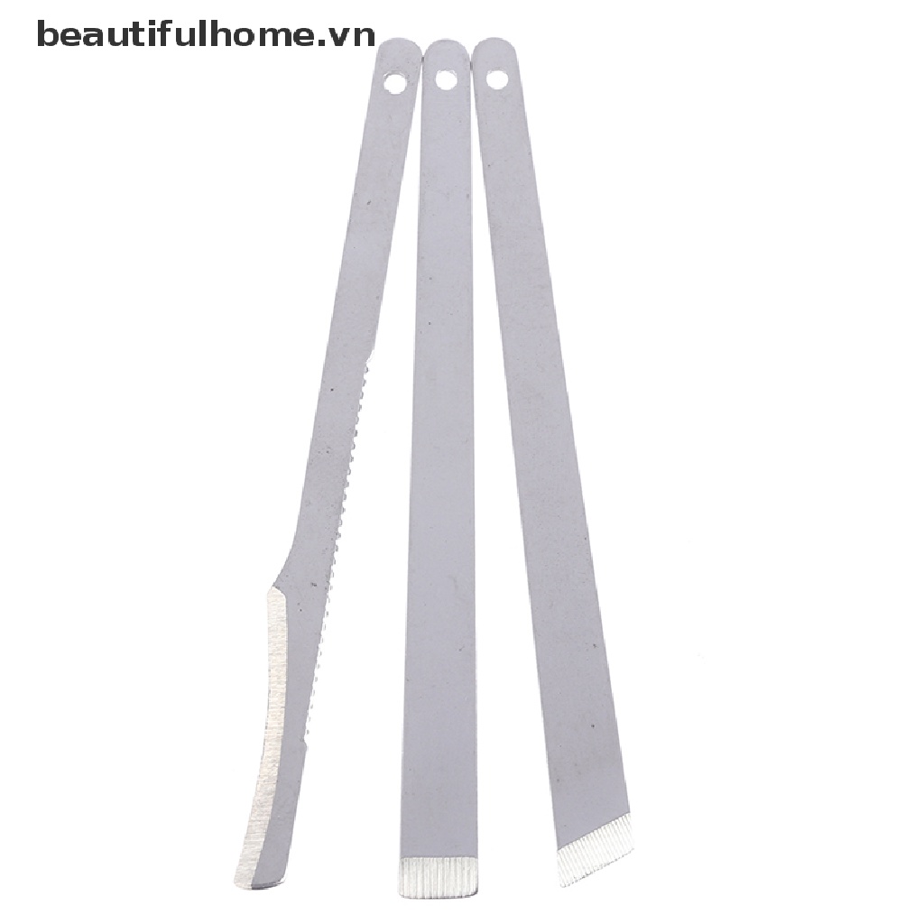(Hàng Mới Về) Bộ 3 Dụng Cụ Làm Móng Chân / Móng Chân Thiết Kế Tiện Dụng