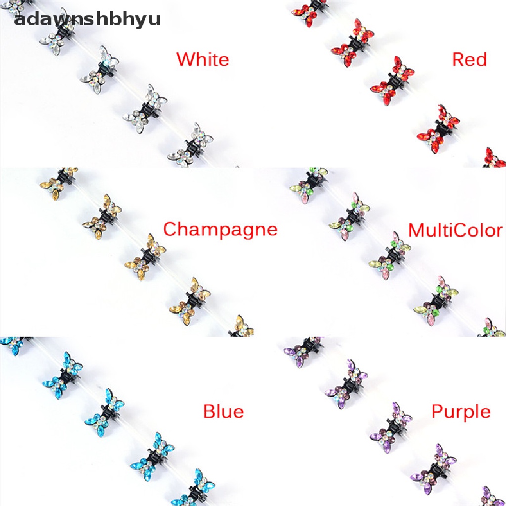 Set 12 Kẹp Tóc Càng Cua Bằng Nhựa Chuyên Dụng Cho Salon Làm Tóc