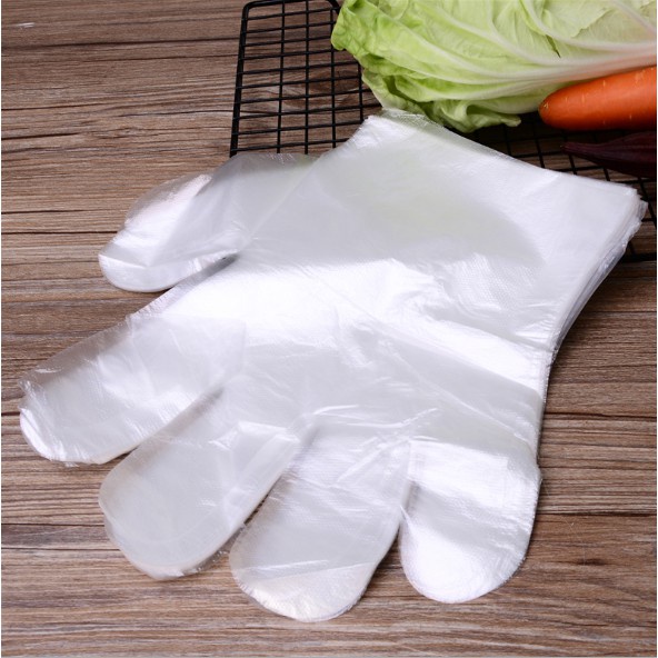 Set 100 găng tay nylon dùng một lần tiện lợi