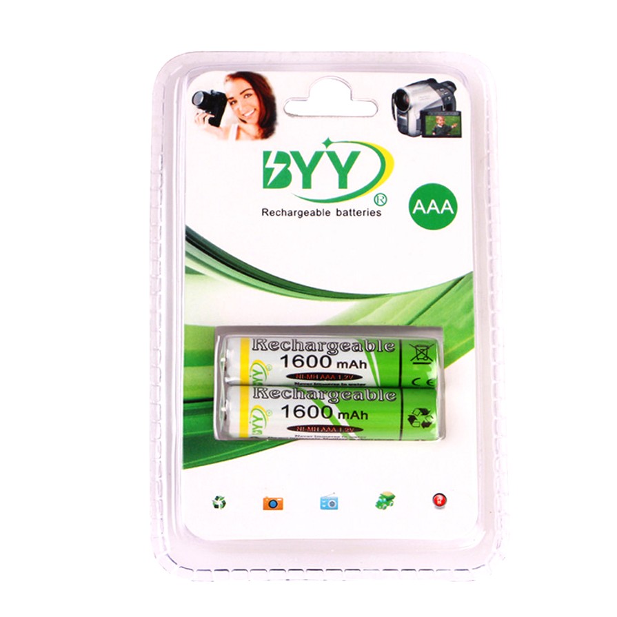 Bộ 2 Pin sạc AAA - Byy