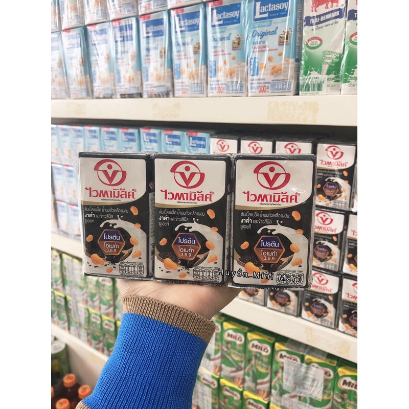 Sữa vitamilk mè đen Thái Lan lốc 6 hộp 110ml