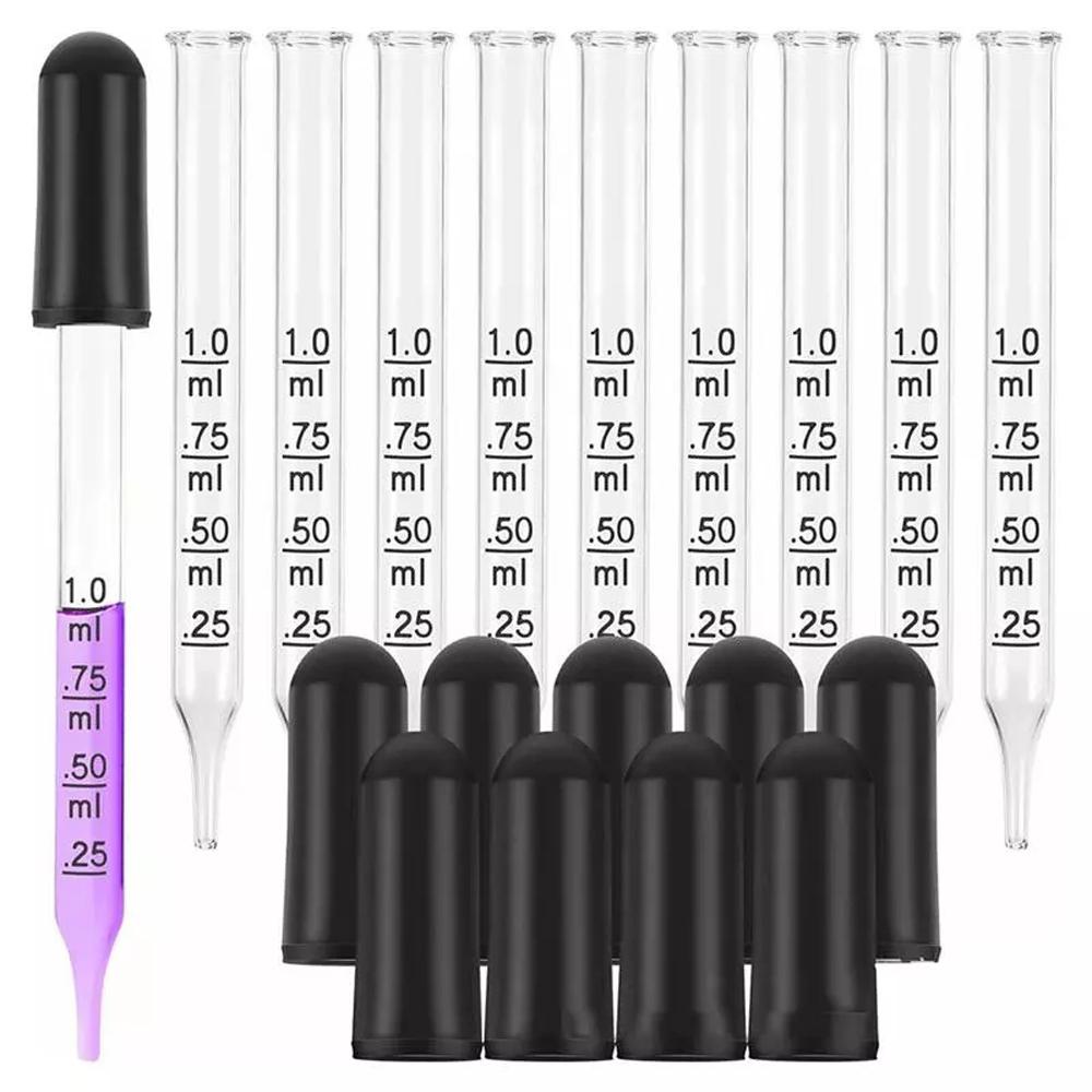 Ống Hút Thủy Tinh Đầu Cao Su Nhỏ Giọt 1ml Tiện Dụng Cho Gia Đình