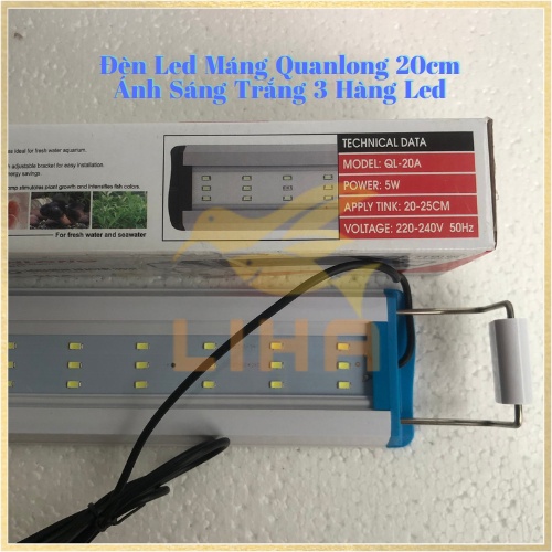 Led Máng Quanlong QL20A (5W-20cm) - Đèn Led Cho Hồ Thuỷ Sinh, Hồ Cá