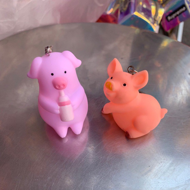 Móc khoá heo xinh bóp kêu éc éc shop bansigudetama
